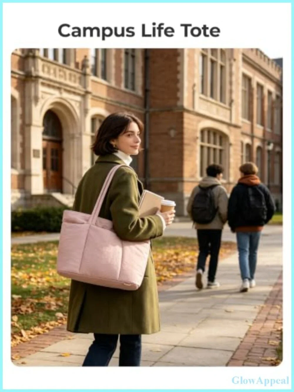 Women's Expandable Puffer Tote Bag with Padded Laptop Sleeve, Cosmetics Pouch